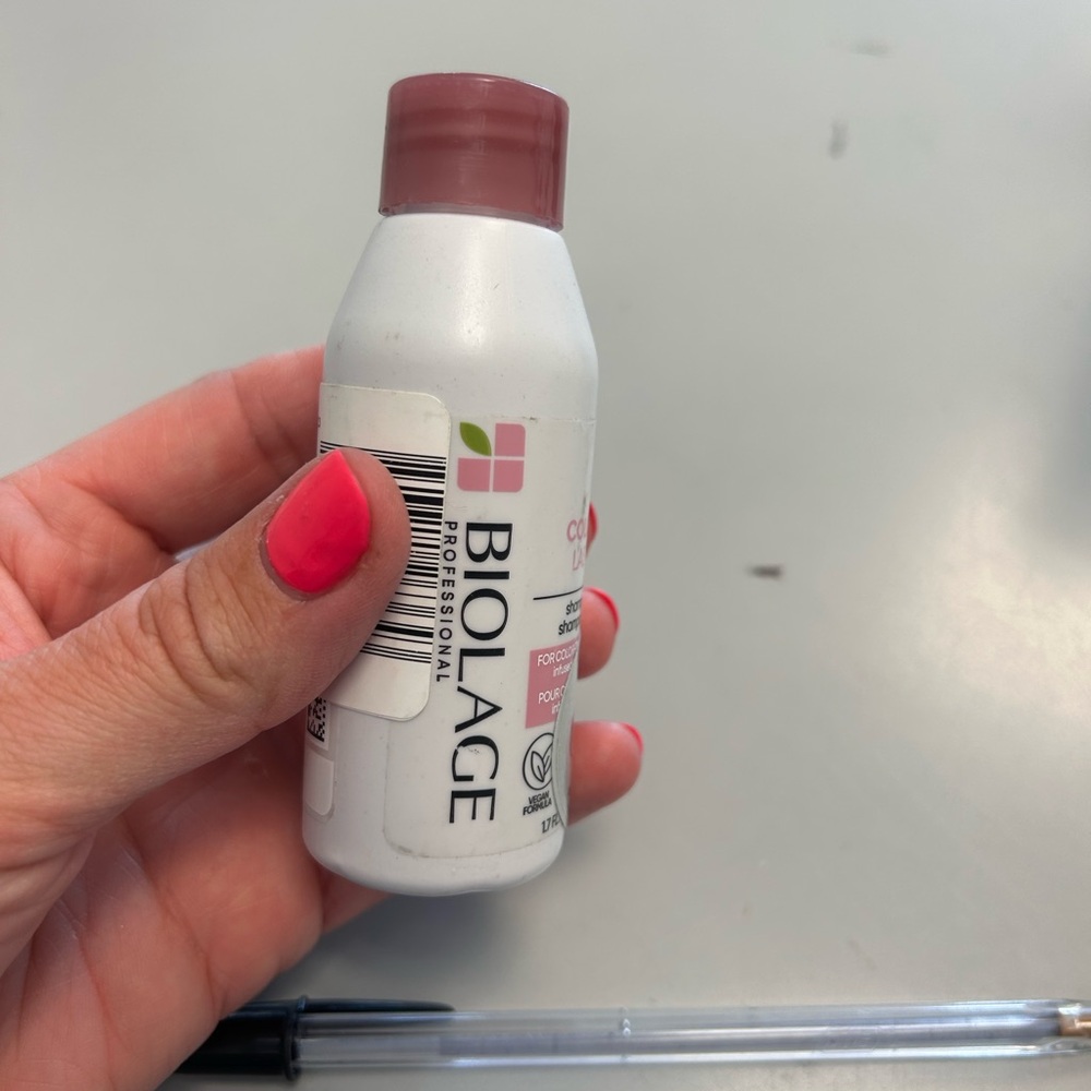 Professional White and Pink Bottle
